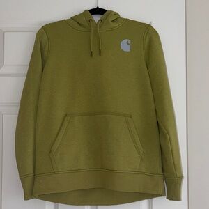 Carhartt Olive Hooded Pullover Sweatshirt